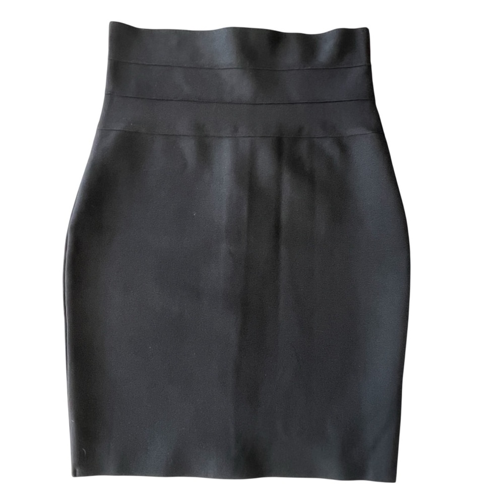 Shinestar Collection Black Bodycon Pencil Skirt size Small NWT